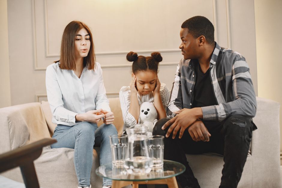 Temps d'échange en famille